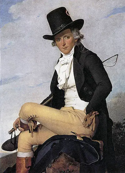 Portrait of Pierre Sériziat Jacques Louis David